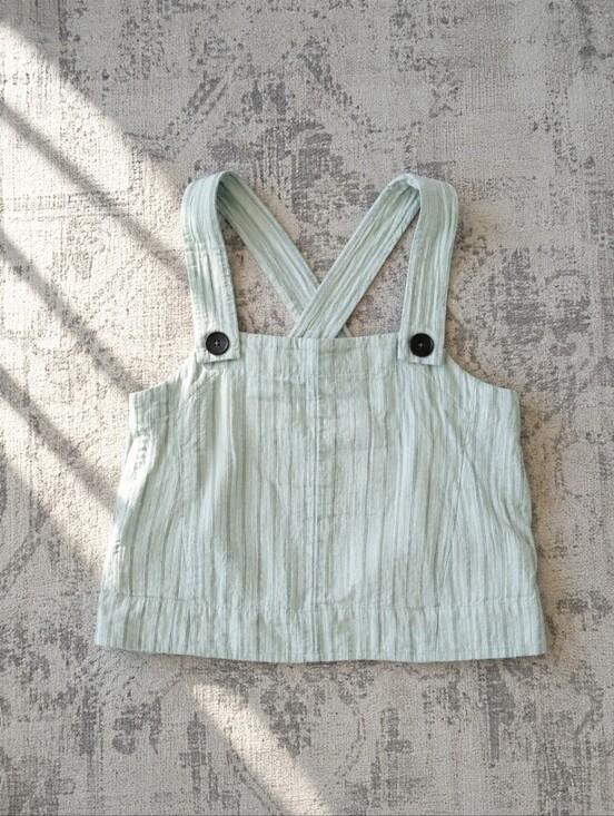 Everlane Tops - Everlane Linen Cropped Boxy Tank Top – Women's 6